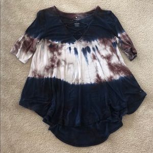 American Eagle quarter sleeve shirt